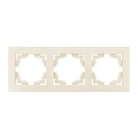 Рамка 3-м Валенсия крем. PROxima EKF EWM-G-303-20