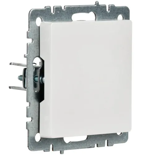 Заглушка с суппортом BRITE МЗ10-БрБ механизм бел. IEK BR-PL10-K01 фото 5