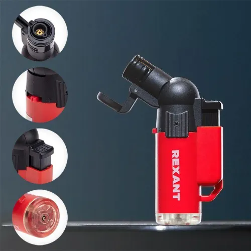 Турбо-горелка газовая заправляемая GT-10 с пьезоподжигом Rexant 12-0010-2 фото 3