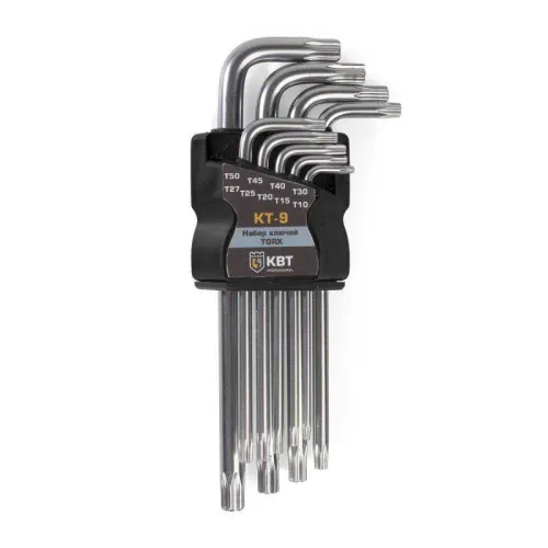 Набор ключей TORX КТ-9 (Т10-Т50) КВТ 79202 фото 4