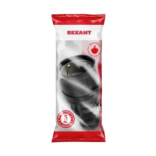 Розетка переносная влагозащ. с/з 16А IP20/44 каучук Rexant 111-005 фото 3