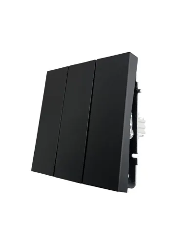 Выключатель 3-кл. СП ZIMA IP20 10А безвинт. зажим черн. бархат LEZARD 704-4288-109QC фото 6