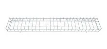 Решетка защитная для светильников 1320х230х96мм бел. JazzWay 5045477