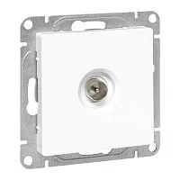 Розетка телевизионная TV 1-м СП Эпика механизм бел. EKF UP1-SOW-TV-1