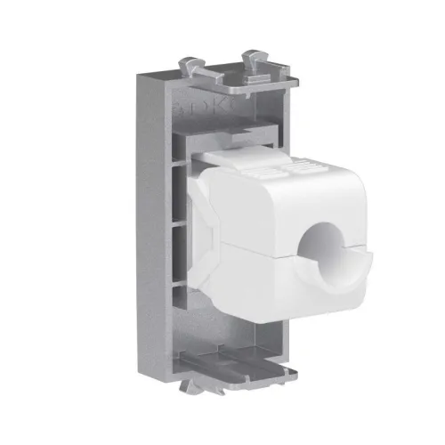 Розетка компьютерная 1мод. Avanti "Закаленная сталь" RJ45 кат.5E без шторок модульная механизм DKC 4404661 фото 4