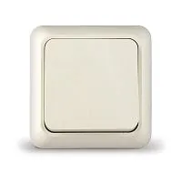 Выключатель 1-кл. ОП Олимп 10А IP20 сл. кость UNIVersal Б-О0021