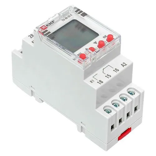 Таймер электронный двухканальный ТЭ-80 24-230В EKF te-80-24-2 фото 6