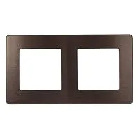 Рамка 2-м 12-5102-13 сатин бронза Эра Б0052516