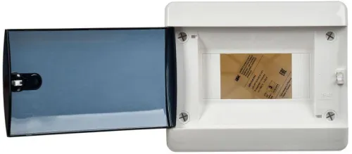 Корпус ЩРН-П-6 UNION Compact IP41 черн. прозр. дверь пластик. IEK UIC-KP12-N-06-41-K01 фото 3