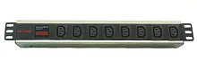Блок розеток 8-м 10А IEC 60320 C13 для 19дюйм шкафов амперметр DKC R519IEC8AMC14