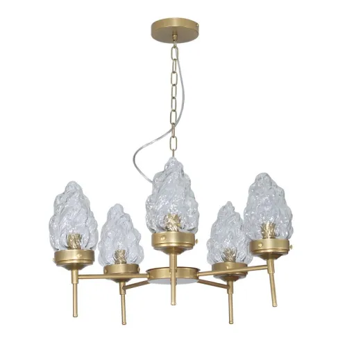 Светильник "Фламенко" 151 НПБ 01-5х40-101 Е14 [ИМ] подвесной зол. Элетех 1005405319