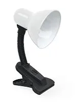 Светильник настольный СНП 21Б 40Вт E27 230В под лампу на прищепке с подвесом бел. IN HOME 4690612046815