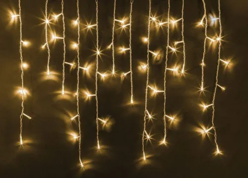 Гирлянда светодиодная "Бахрома" 93 688 NGF-D029-02 4.7х0.6м 240LED WW IP44 BL Navigator 93688 фото 2