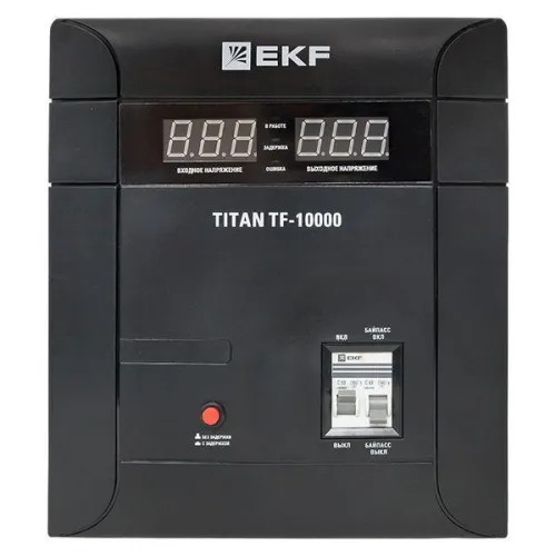 Стабилизатор напряжения электронный напольного исполнения TITAN -ТF-10000 EKF stab-TF-10000 фото 3