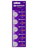 Элемент питания литиевый CR2016 3В 2021 BL-5 (уп.5шт) DAEWOO 5030145