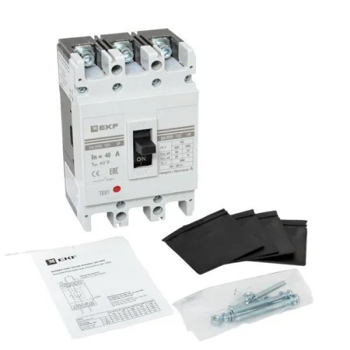 Выключатель автоматический 3п 100/40А 35кА ВА-99М PROxima EKF mccb99-100-40m фото 2