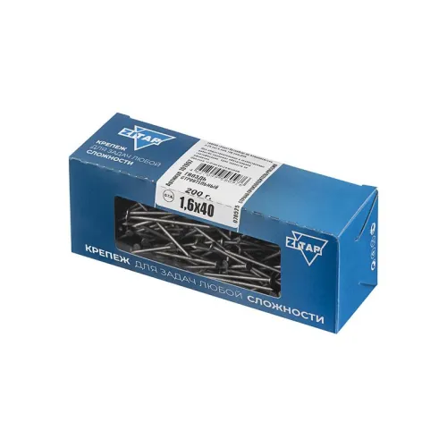 Гвоздь строительный 1.6х40 (уп.0.2кг) Tech-Krep/Zitar 101997 фото 4