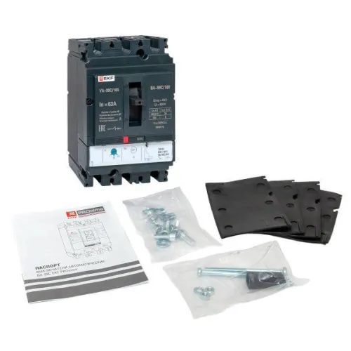 Выключатель автоматический 3п 160/63А 36кА ВА-99C Compact NS PROxima EKF mccb99C-160-63 фото 6