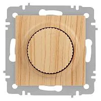 Светорегулятор поворотный СП Accent 6-401-11 600Вт 230В IP20 сосна Intro Б0063688