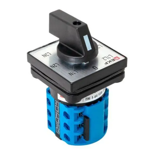 Переключатель кулачковый ПК-1-64 10А для вольтметра IP65 EKF pk-1-64-10-65 фото 8