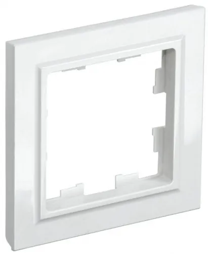 Рамка 1-м Brite РУ-1-БрБ бел. IEK BR-M12-K01-PRO