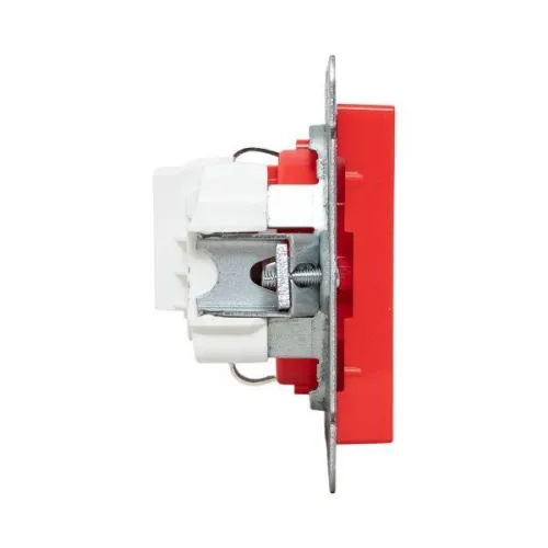 Розетка СП Эпика 16А с заземл. защ. шторки механизм красн. EKF UP1-SOR-111 фото 3