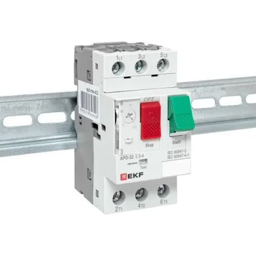 Выключатель автоматический для защиты двигателя АПД-32 2.5-4А EKF apd-me-4.0 фото 10