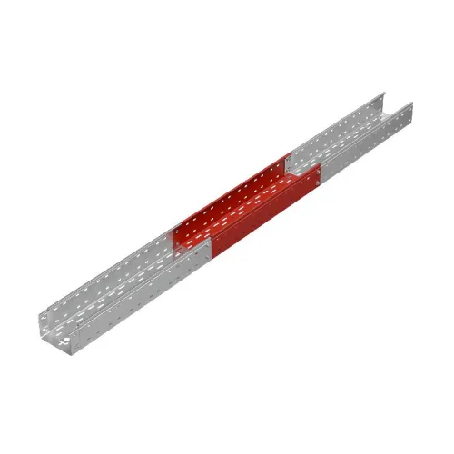 Лоток листовой перфорированный 150х100 L3000 сталь 1.5мм "БЫСТРЫЙ МОНТАЖ ПЛЮС" LPplus100-150-1.5-3000 оцинк. КМ PL0271 фото 3