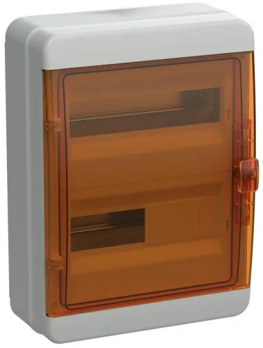 Корпус КМПн-24 TEKFOR IP65 оранж. прозр. дверь пластик. IEK TF5-KP72-N-24-65-K03-K09