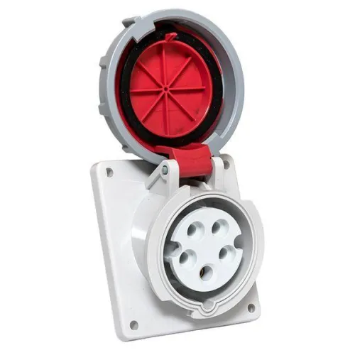 Розетка стационарная внутренняя угловая 4152 3Р+РЕ+N 16А 380В IP67 PROxima EKF ps-4152-16-380 фото 9