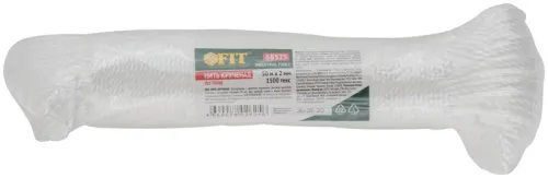 Нить крученая 2ммх50м 1500 текс р/н=70кгс бел. FIT 68325 фото 3