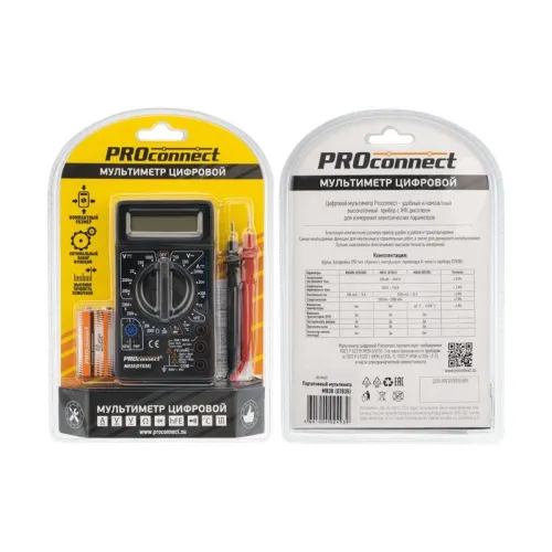Мультиметр портативный M838 (DT838) PROCONNECT 13-3013 фото 5