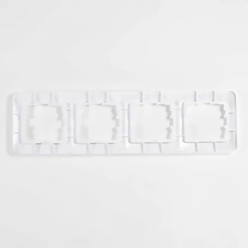 Рамка 4-м Karina Life горизонт. жемчуж./бел. перламутр LEZARD 708-3000-149 фото 3