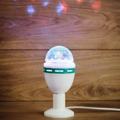 Лампа светодиодная "Диско" 6Вт 3LED RGB E27 230В IP20 80х80х195мм Neon-Night 601-253 фото 5