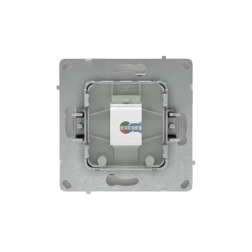Розетка компьютерная 1-м KANT RJ45 кат.6A без шторки бел. песок DKC 7010673 фото 2
