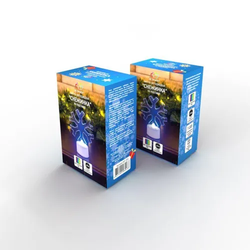 Фигура светодиодная "Снежинка" 1LED RGB 1Вт IP20 на подставке элементы питания 3хAG13(LR44) (в компл.) Neon-Night 501-055 фото 6