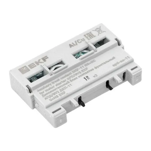 Контакт дополнительный фронтальный АПД/GV2 ДКП-11 НО+НЗ EKF apd-ae-11 фото 8