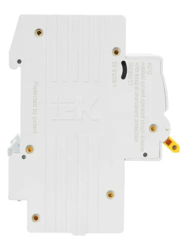 Выключатель автоматический дифференциального тока 2п C 16А 10мА тип AC 4.5кА АД-12 KARAT IEK MAD10-2-016-C-010 фото 6
