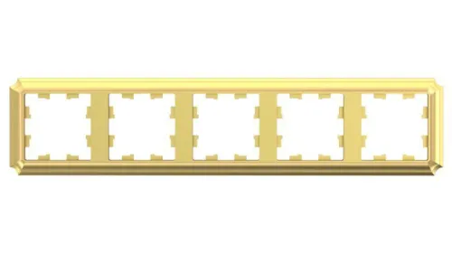 Рамка 5-м AtlasDesign Antique универс. зол. SE ATN101605