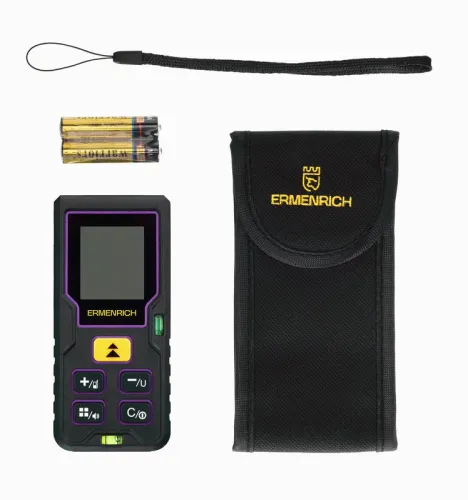 Рулетка лазерная Reel PLUS GD80 фиолет. Ermenrich 85315 фото 2