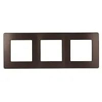 Рамка 3-м 12-5103-13 сатин бронза Эра Б0052526