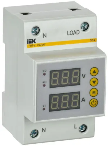 Реле напряжения и тока РНТ-д 1ф 54мм 32А KARAT IEK IVC31-1-32