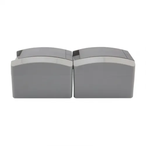 Блок ОП 2 розетки вертик. INDUSTRIAL с заземл. керамика IP54 сер. Kranz KR-78-0616 фото 2