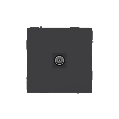 Розетка телевизионная одиночная TV KANT черн. уголь DKC 7012503