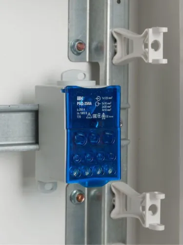 Блок распределительный на DIN-рейку РБД-250А IEK RBD-250 фото 7