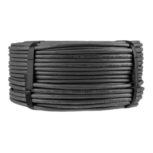 Кабель витая пара U/UTP кат.5E 4х2х24AWG CU медь 100МГц PVC сер. (уп.50м) PROCONNECT 01-0052-50 фото 6