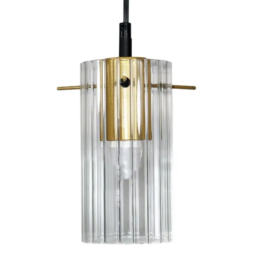 Светильник "Эсми" 211 (плафон 0015) НСБ 01-60-186 Е27 (ИМ) подвесной черн. зол. Элетех 1005405250 фото 2