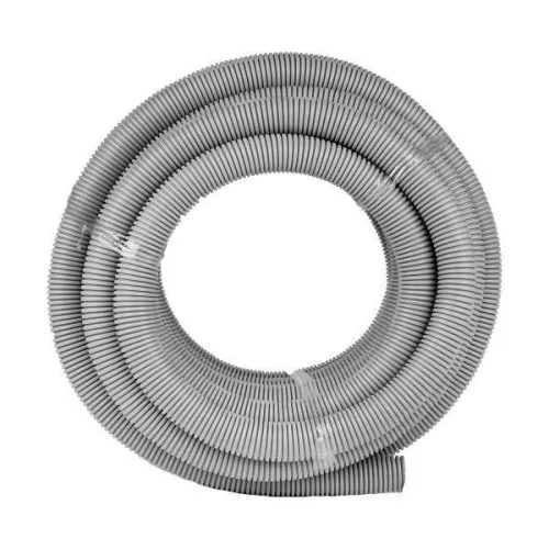 Труба гофрированная ПВХ d40мм с протяжкой сер. (уп.15м) Plast PROxima EKF tg-z-40 фото 2