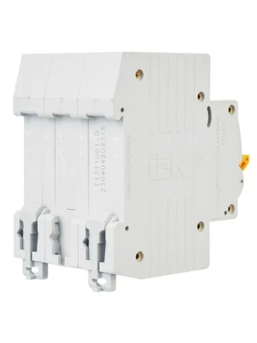 Выключатель автоматический модульный 3п D 16А 4.5кА ВА47-29 KARAT IEK MVA20-3-016-D фото 4
