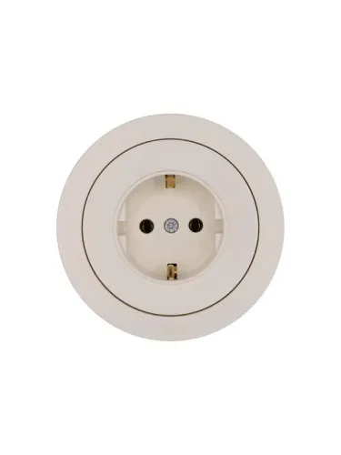 Розетка 1-м OSEN IP20 16А с заземл. ПБТ механизм сл. кость LEZARD 743-9088-122B фото 4